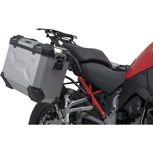 Sw-Motech KFT.22.822.70200/S TRAX ADV Side Case Set - 37/37l. - Silver