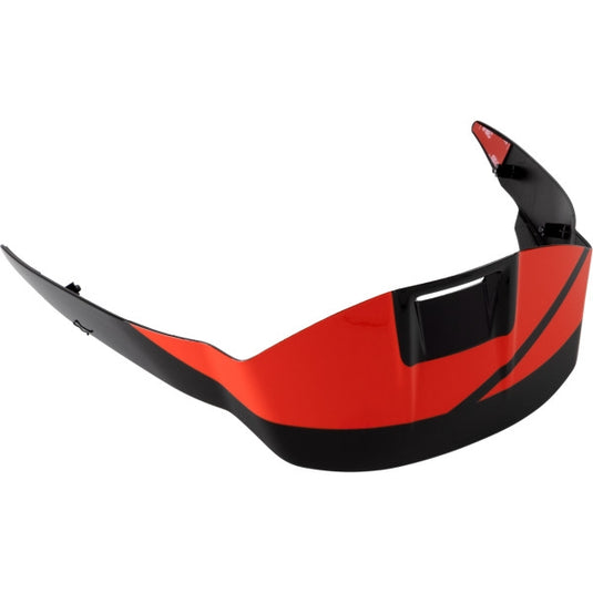 Alpinestars Standard Spoiler for Supertech R10 Helmet - Element - Black/Carbon/White/Red