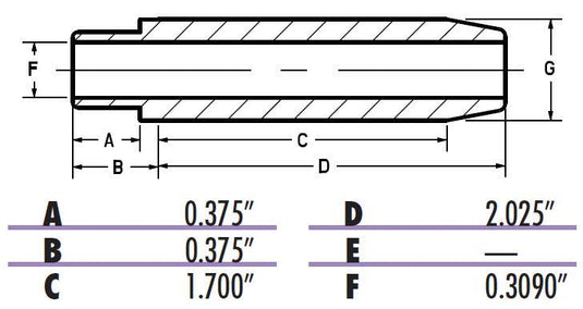 Kibblewhite Precision 20-4321C Cast Iron Intake/Exhaust Valve Guide (+.001in.)