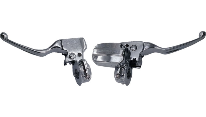 Drag Specialties 0610-2249 Brake/Mechanical Clutch Control Kit - Chrome