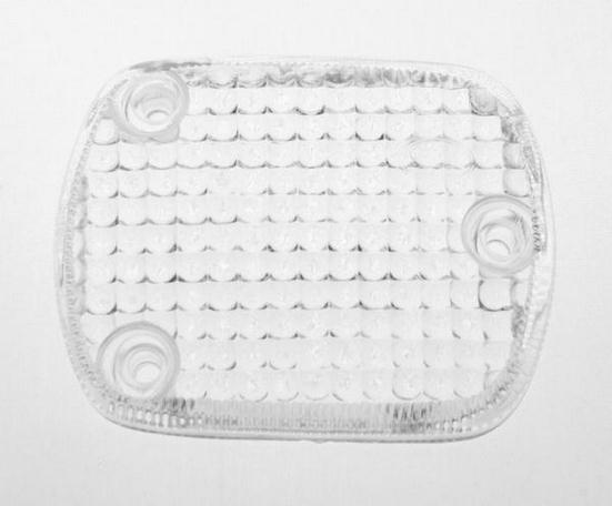 K&S Technologies 25-1070C DOT Approved Turn Signal Replacement Lens - Clear