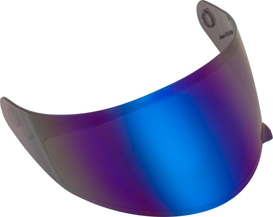 G-Max Single Lens Shield for FF98 Helmets - Blue Iridium