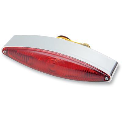 Drag Specialties 2030-0115 LED Taillight - Narrow Cat Eye with Red Lens