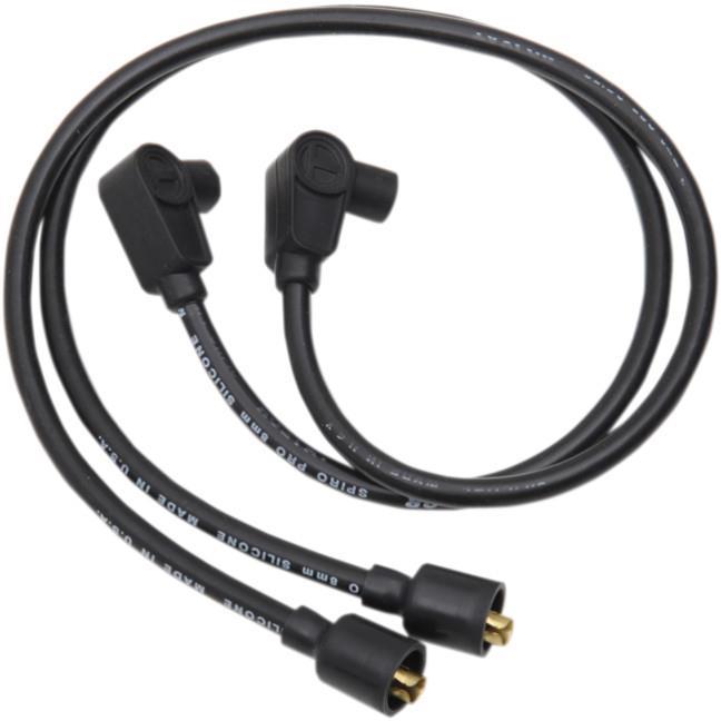 Sumax 30038 8mm Custom Colored Plug Wires - Black