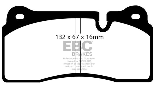Ebc DP31127C EBC Redstuff Brake Pad Sets