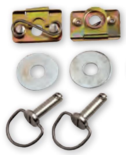 Cycle Visions CV7293 Secure Fit HD Bag Fastener 2-Bolt Kit
