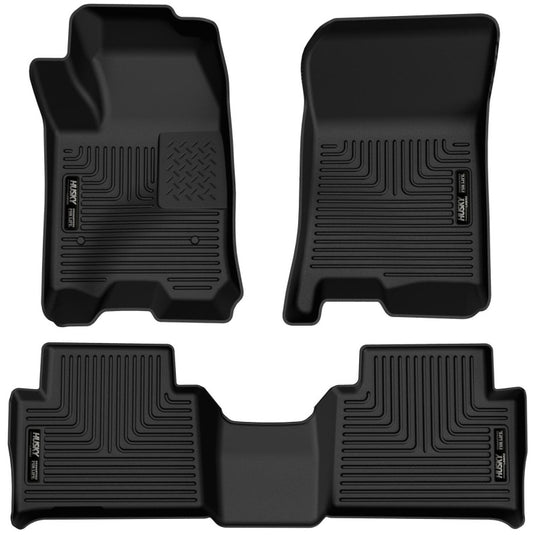 Husky Liners 54978 HL XAC - Front - 2nd Row - Black