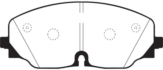 Ebc DP43087R EBC Yellowstuff Brake Pad Sets