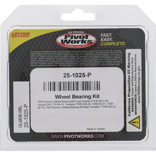 Pivot Works 25-1025-P PIV Wheel Bearing Kit