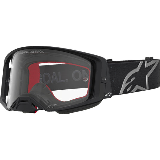 Alpinestars Supertech Vesta Goggles (One Size Fits All, Black/Silver)
