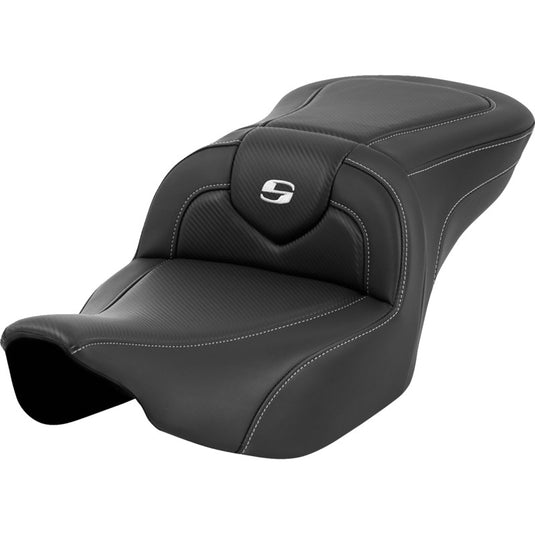 Saddlemen 823-07-185 Roadsofa Seat without Backrest - Silver Stitching