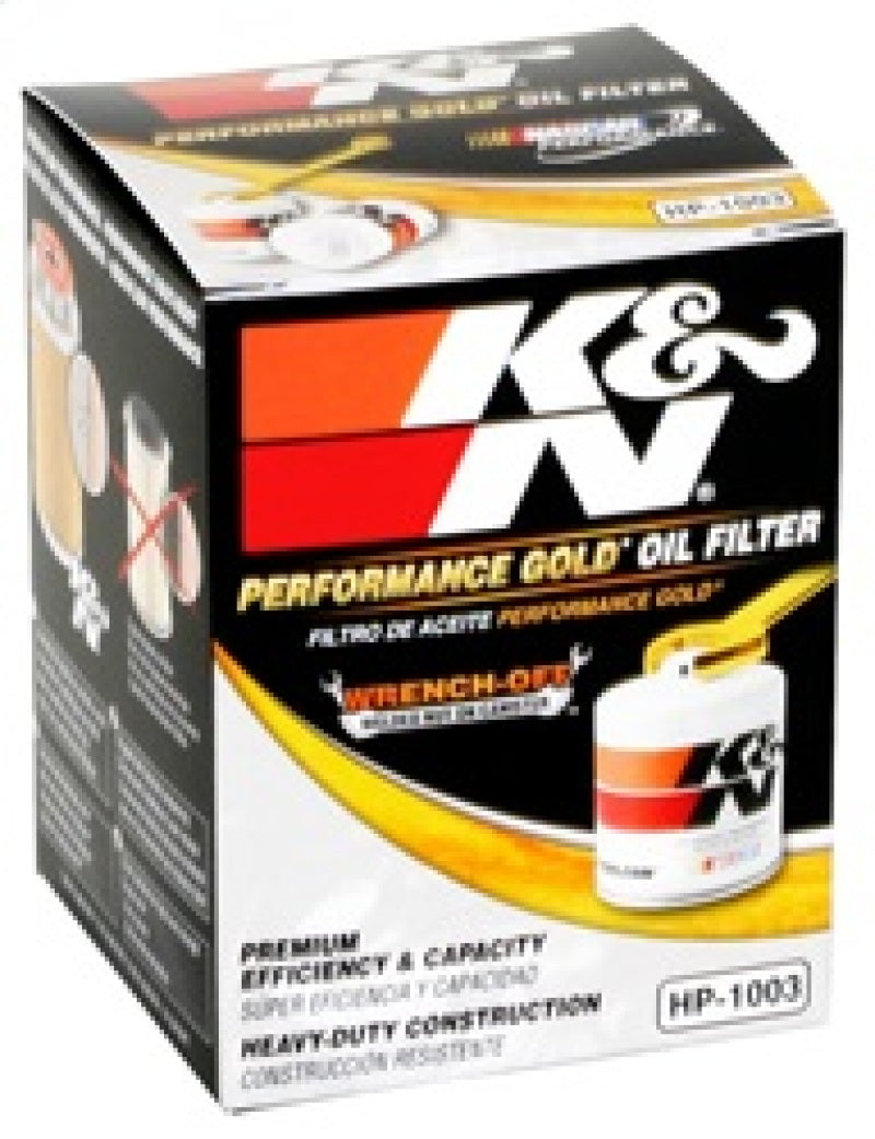 Load image into Gallery viewer, K&amp;N Engineering HP-1003 KN Premium Wrench-Off Oil Filt
