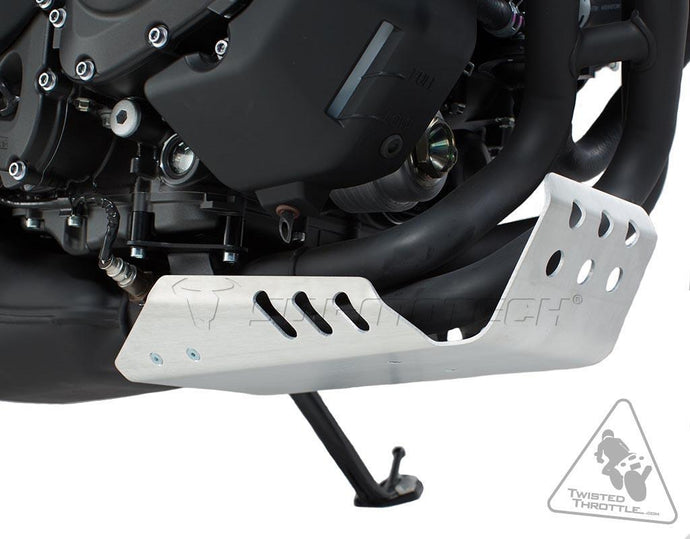 Sw-Motech MSS.06.599.10000/S Aluminum Engine Guard Skid Plate for Yamaha XSR900, FZ-09, & FJ-09 - Silver