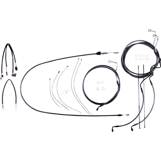 Magnum 4871223 Black Pearl Handlebar Installation Kit for 18in-20in. Ape