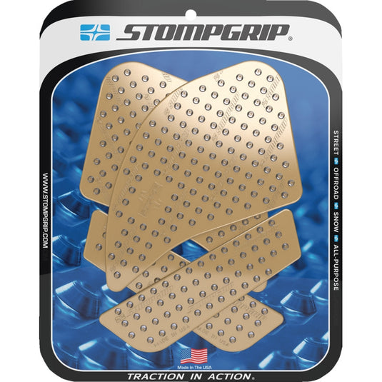 Stompgrip 55-10-0178C Volcano Profile Traction Tank Grip - Street - Clear