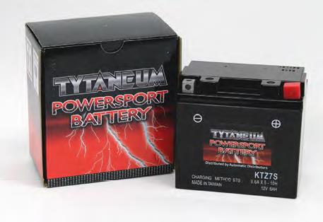 Tytaneum KTZ12S KTZ Factory Activated Maintenance Free Battery -  KTZ12S