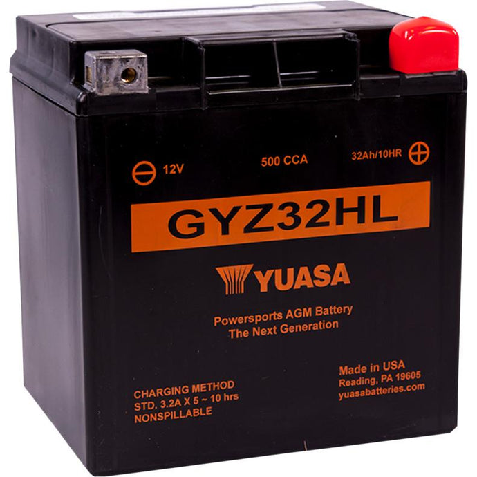 Yuasa YUAM732GHL GYZ High Performance Maintenance Free Battery - GYZ32HL