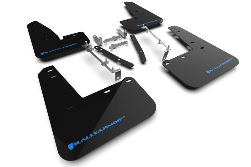 Load image into Gallery viewer, Rally Armor MF89-UR-BLK-NB RAL UR Blk Flap/Blue Logo
