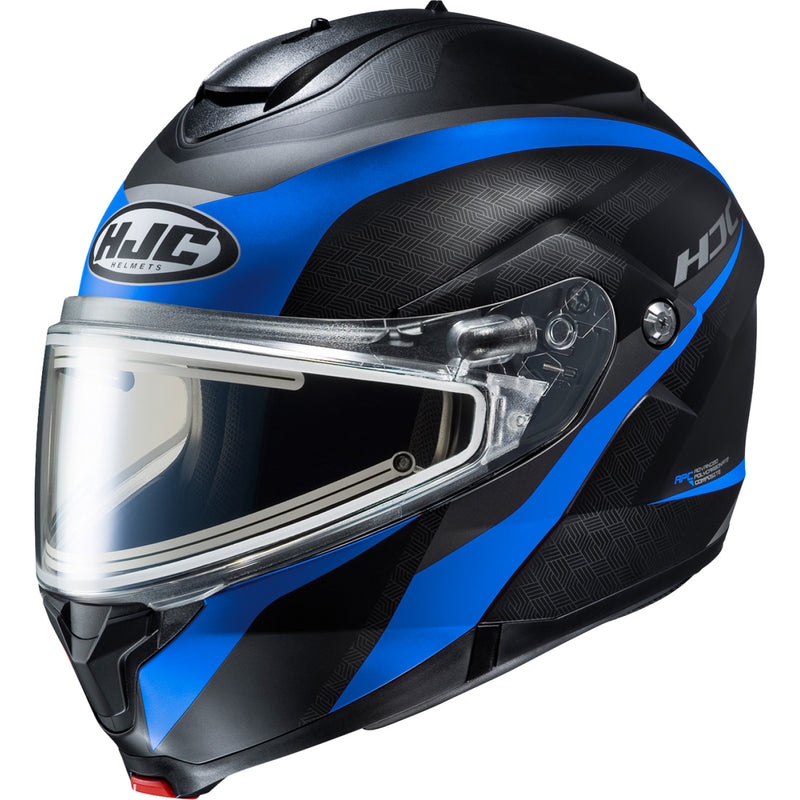 Load image into Gallery viewer, Hjc C91 Taly Snow Helmet with Electric Shield (XXXX-Large, Semi-Flat Blue (MC-2SF))
