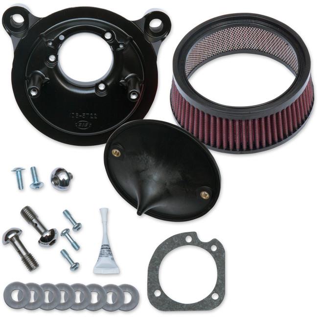 S&S Cycle 170-0300B Super Stock Stealth Air Cleaner Kit for Stock Engines