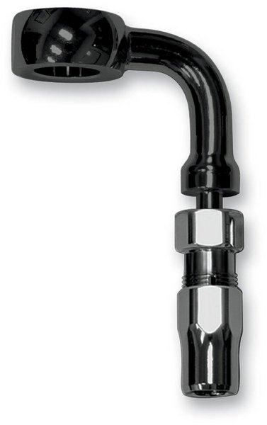 Magnum 492190 Build Your Own Brake Line - 10mm 90 Degree Black Chrome Banjo w/ Stainless Fittings