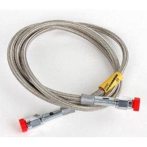 Goodridge 80375 Universal Clear Coat Brake Hose with Stainless Steel Ends - 75in.