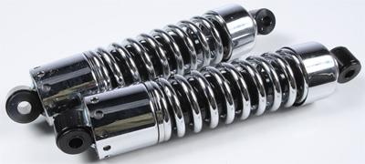 Harddrive 30-482 4-Speed Shock Absorber with Short Cover - 12in. - Chrome