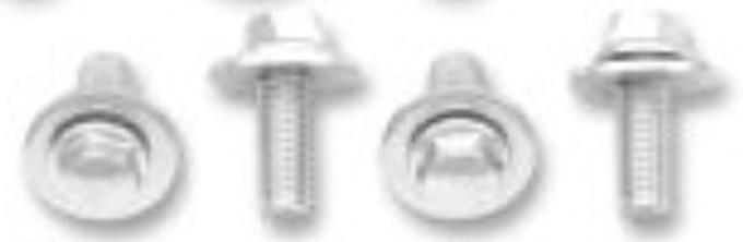 Bolt 024-11616 Hex-Head Flange Nuts with Fender Washers - M6x1.0x16mm