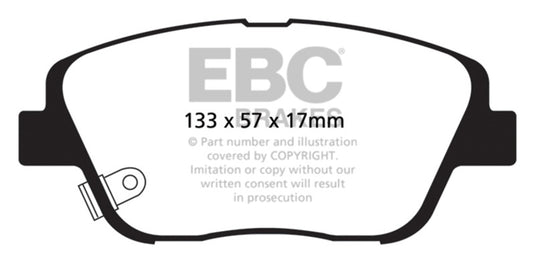 Ebc DP21864 EBC Greenstuff Brake Pad Sets