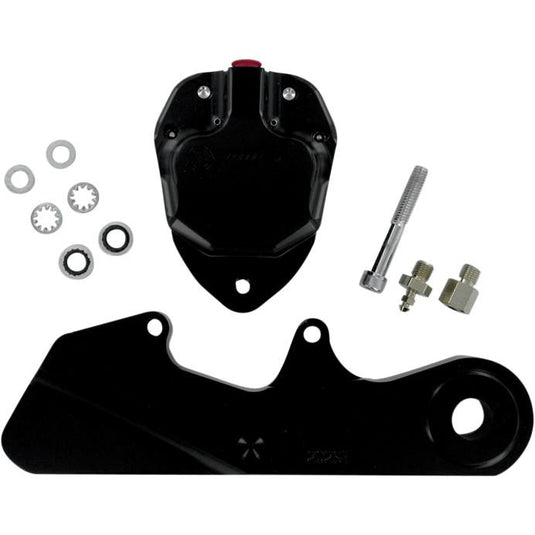 Gma Engineering GMA-202STSB 2-Piston Custom Rear Brake B-Caliper Kit - Smooth Black