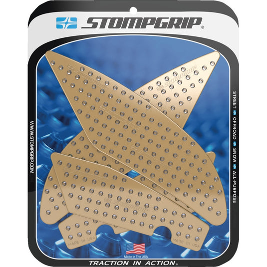 Stompgrip 55-10-0145C Volcano Profile Traction Tank Grip - Street - Clear
