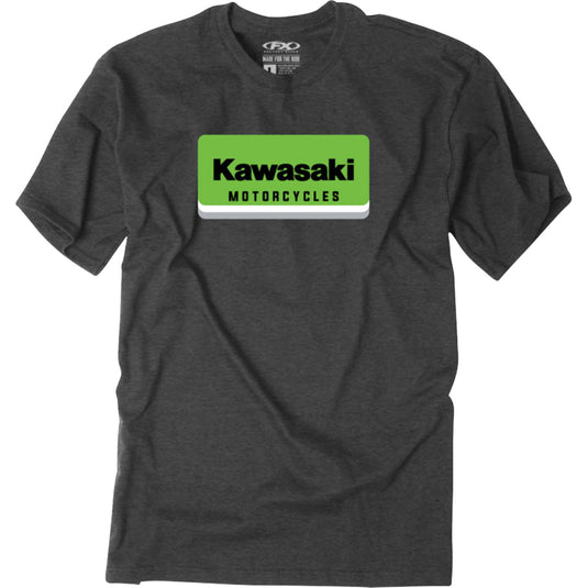 Factory Effex Kawasaki Nova T-Shirt (Medium, Heather Charcoal)