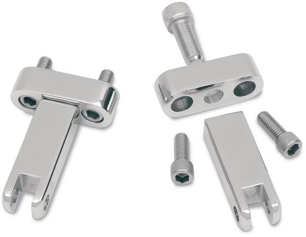 Drag Specialties DS-243659 Passenger Footpeg Mounting Kit - Chrome