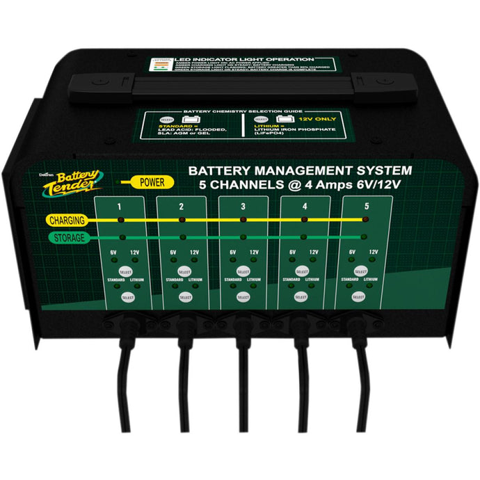 Battery Tender 021-0133-DL-WH 5-Unit Battery Charger