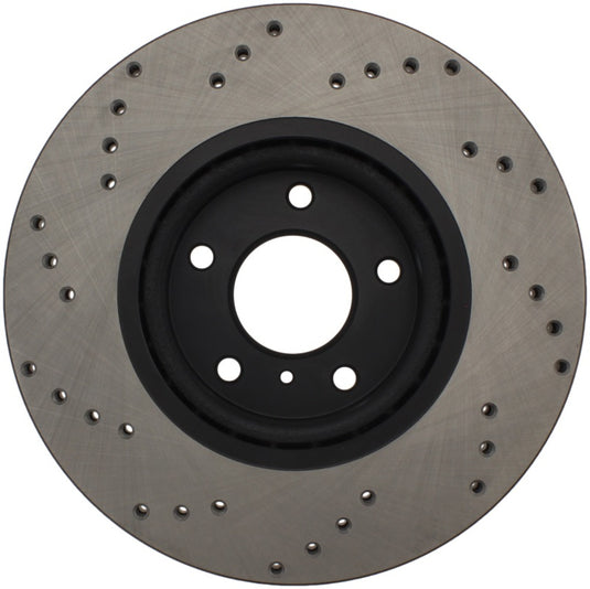 Stoptech 128.42080L ST Drilled Sport Brake Rotors