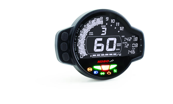 Koso North America BA078100-GR MS-01 Multifunction Meter - Honda Grom