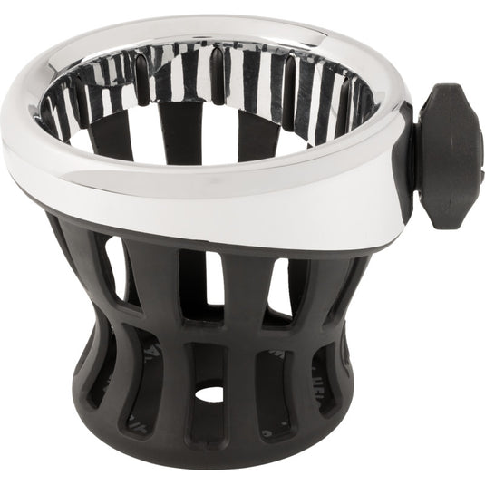 Ciro 55414 Gen 2 Drink Holder - Chrome .125in. / 1.25in. Handlebar Mount