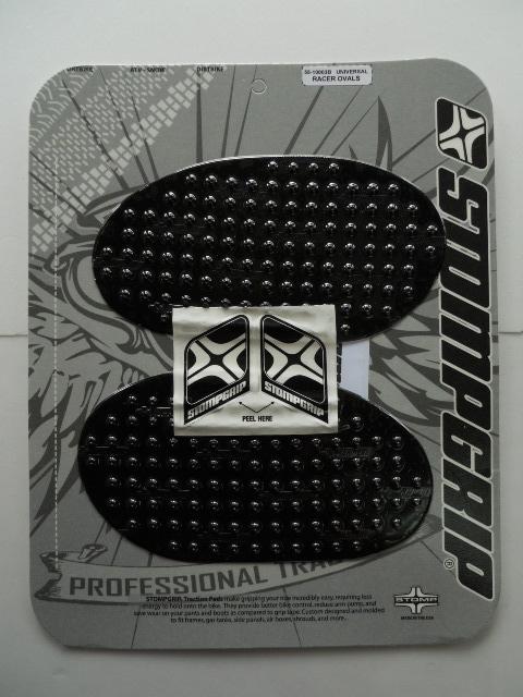 Stompgrip 50-10-0002B Universal Traction Ovals 4.5in. x 8.75in.- Black