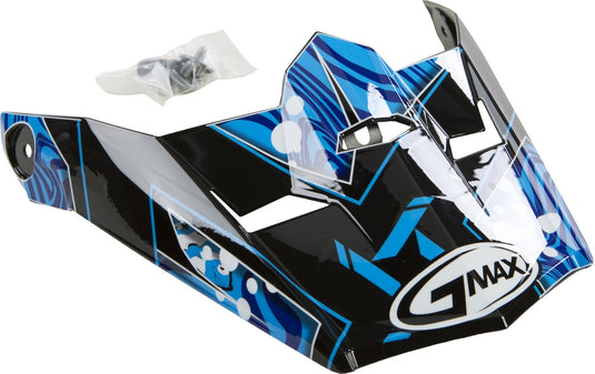 G-Max Visor for MX-46Y Youth Helmets - Hooper Black/Blue