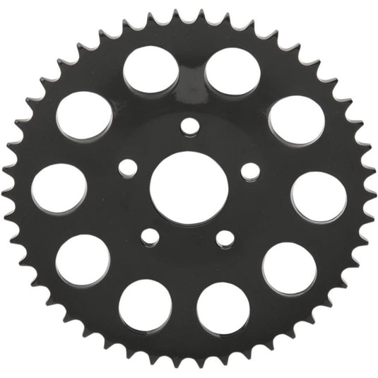 Drag Specialties 1210-1836 530 Chain Conversion Rear Sprocket - .46in. Dished - 46T - Gloss Black