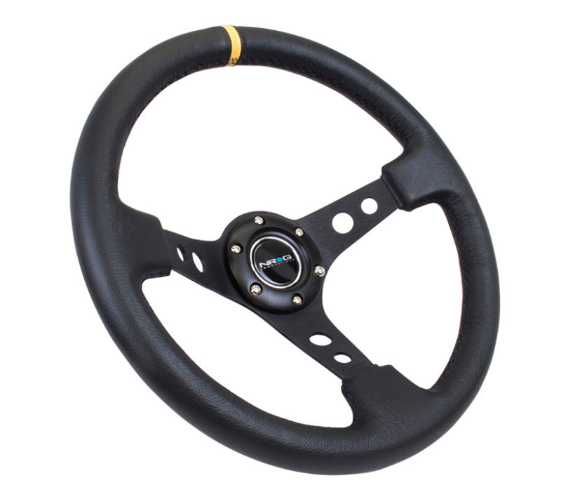 Load image into Gallery viewer, Nrg RST-006BK-Y NRG Steering Wheels - Reinforc
