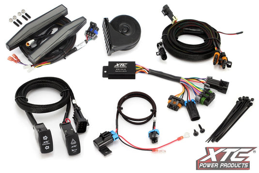 Xtc Power Products ATS-POL-XP14-DRL Auto Turn Signal Kit - with Horn and Front DRL Lights Can