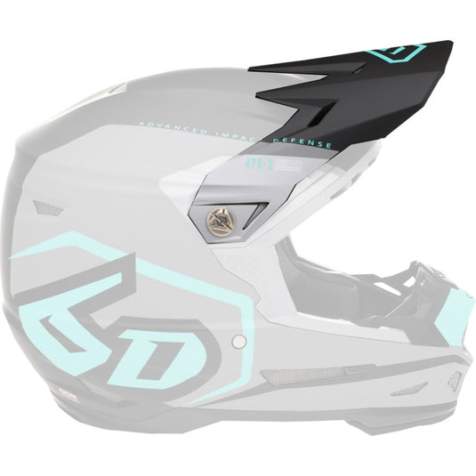 6D Replacement Visor for ATR-2 Delta Helmets - Teal