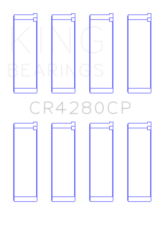 Load image into Gallery viewer, King Engine Bearings CR4280CP1.0 KING Connecting Rod Bearings
