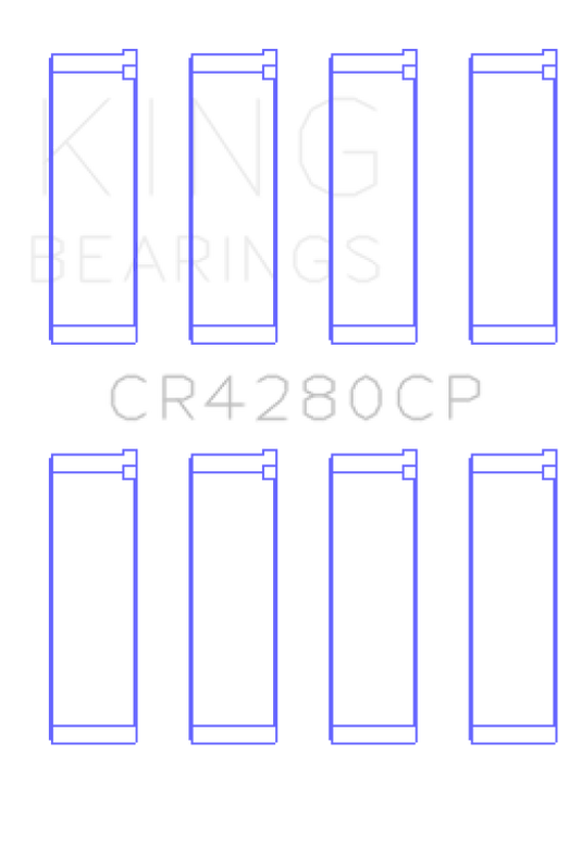 King Engine Bearings CR4280CP1.0 KING Connecting Rod Bearings