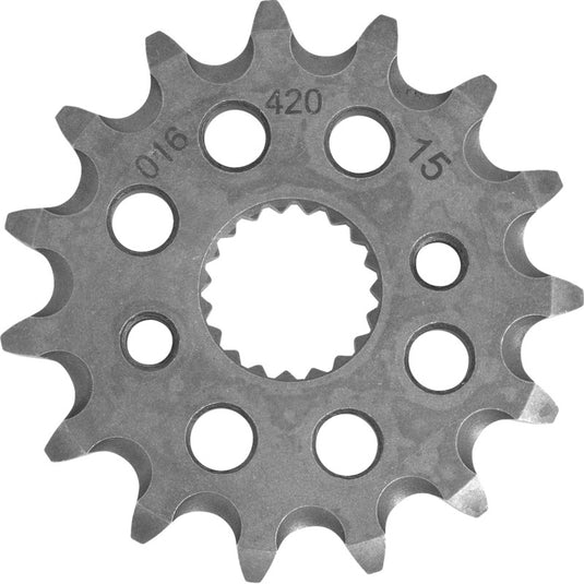 Moto-Master 610161115 Steel Front Sprocket - 15T (Natural)