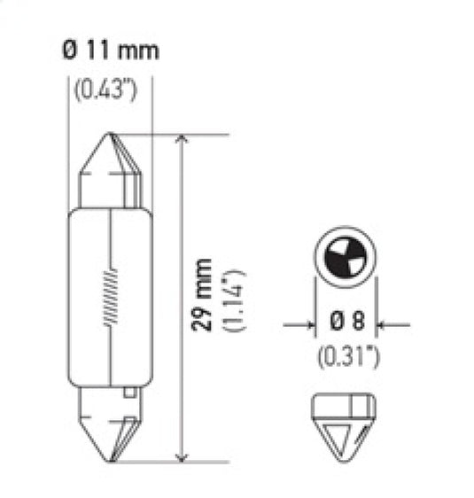 Hella 6428 HELLA Miniature Bulb