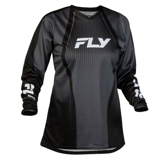 Fly Racing F-16 Lift Womens Jersey (X-Large, White/Black)