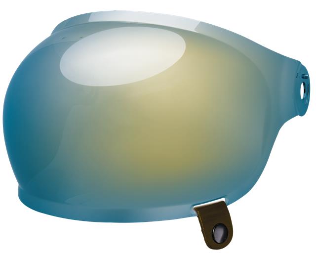 Bell Helmets Bubble Shield for Bullitt Helmets - Gold Iridium/Black Tab