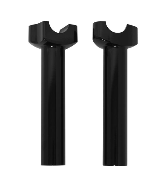 Harddrive 04-560 Forged Straight Handlebar Risers - 6-1/2in. Rise - Black